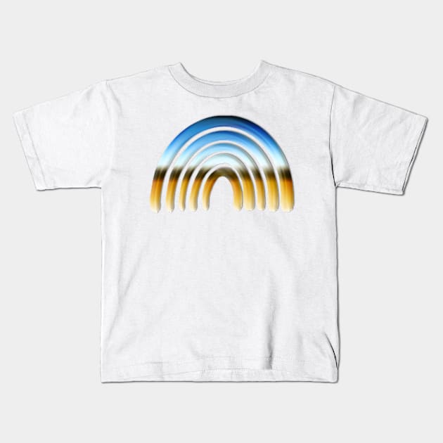 sweet rainbow Kids T-Shirt by ceklishop